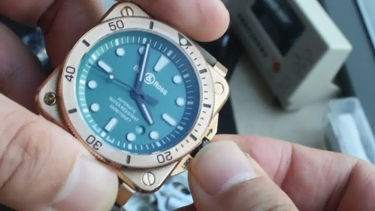 柏莱士INSTRUMENTS系列BR0392-D-LT-BR/SRB腕表 /  