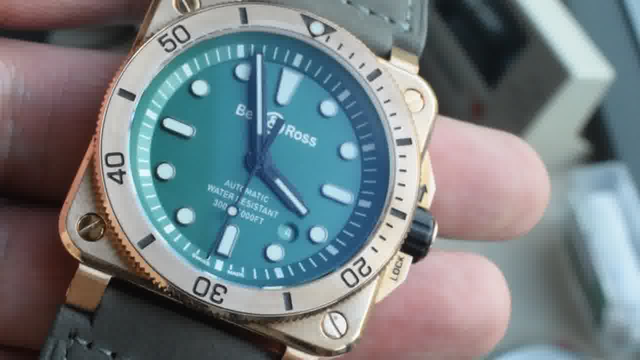 柏莱士INSTRUMENTS系列BR0392-D-LT-BR/SRB腕表 /  