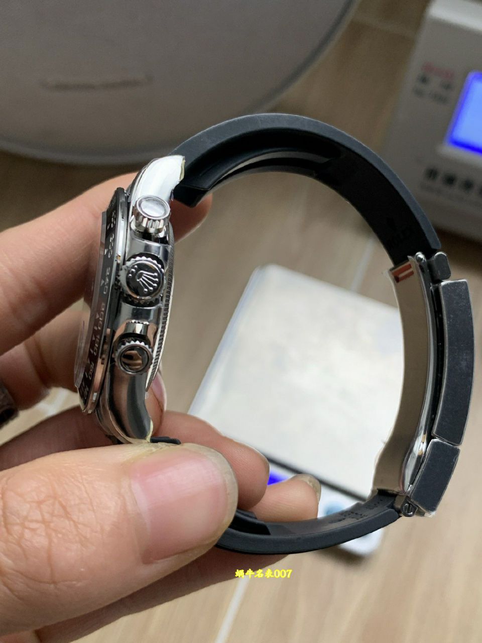 视频评测VS配重水泥灰胶迪4131劳力士宇宙计型迪通拿复刻高仿m126519ln-0006手表 /  