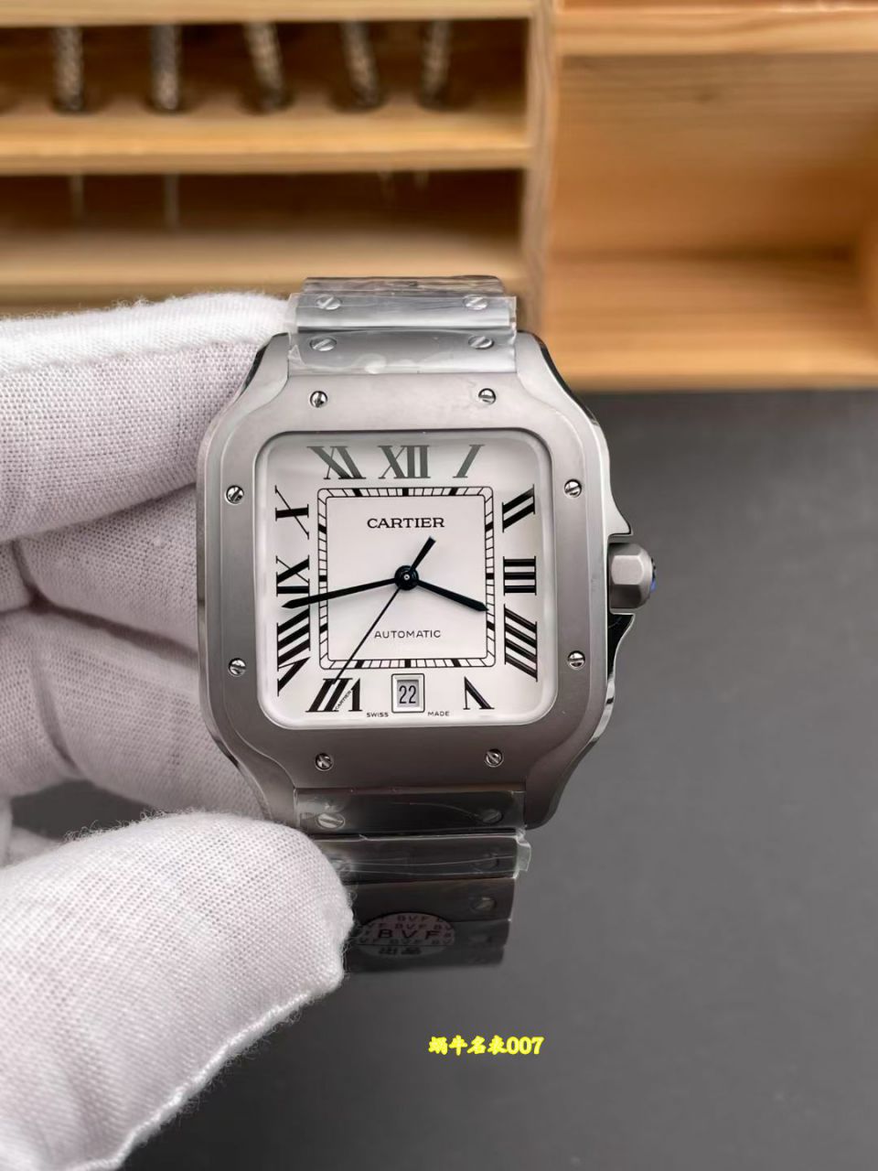 BV卡地亚山度士系列SANTOS DE CARTIER腕表 复刻高仿钛金属大号表款腕表 /  