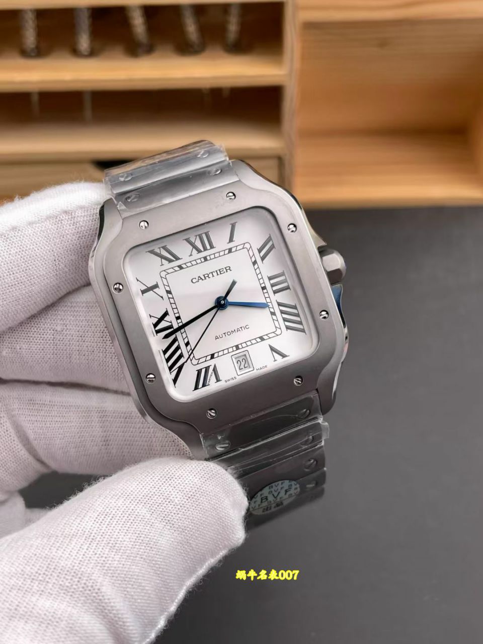 BV卡地亚山度士系列SANTOS DE CARTIER腕表 复刻高仿钛金属大号表款腕表 /  