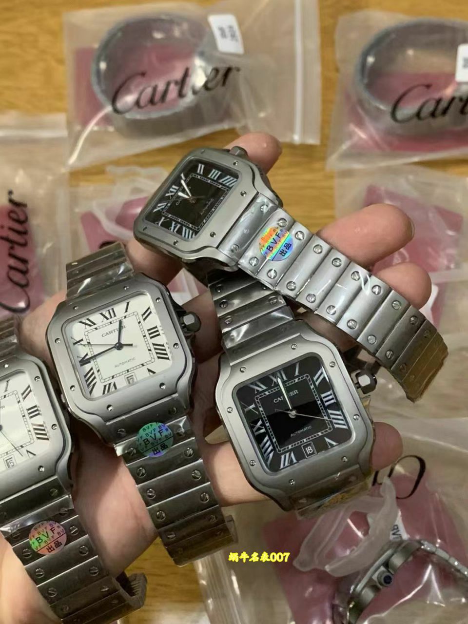 BV卡地亚山度士系列SANTOS DE CARTIER腕表 复刻高仿钛金属大号表款腕表 /  
