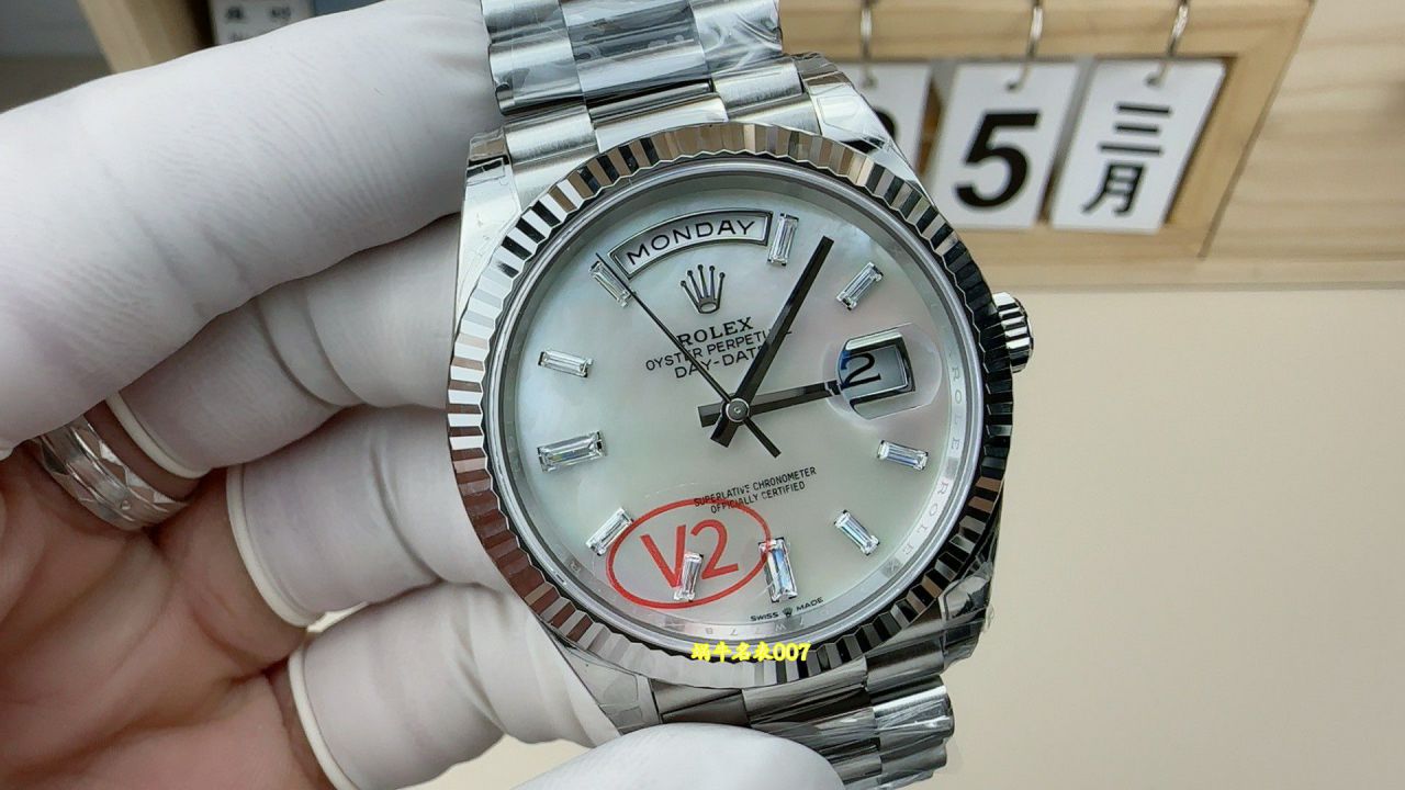 VS配重DD劳力士星期日历型复刻手表m228236-0026腕表 /  