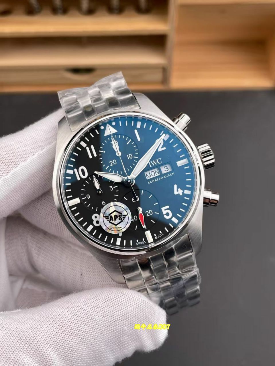 APS一体机芯IWC超级复刻万国表飞行员系列IW388113腕表 /  