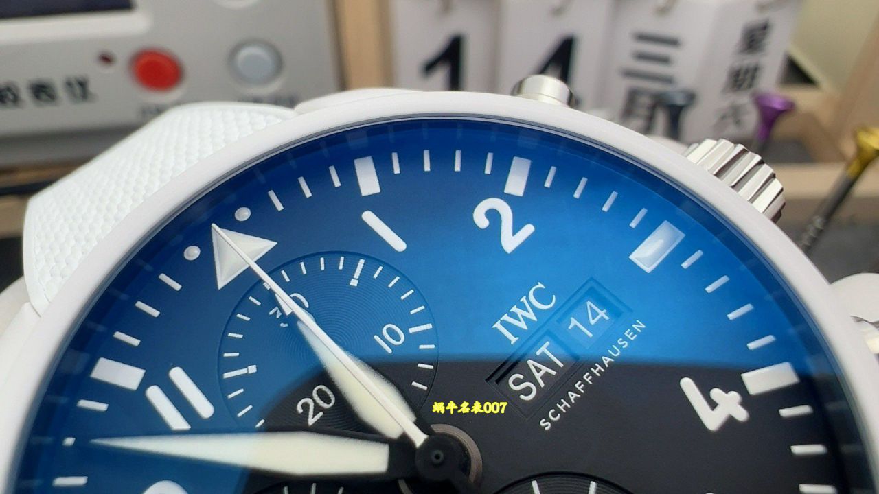 APS一体机芯IWC万国表飞行员一比一复刻手表IW389110腕表 /  