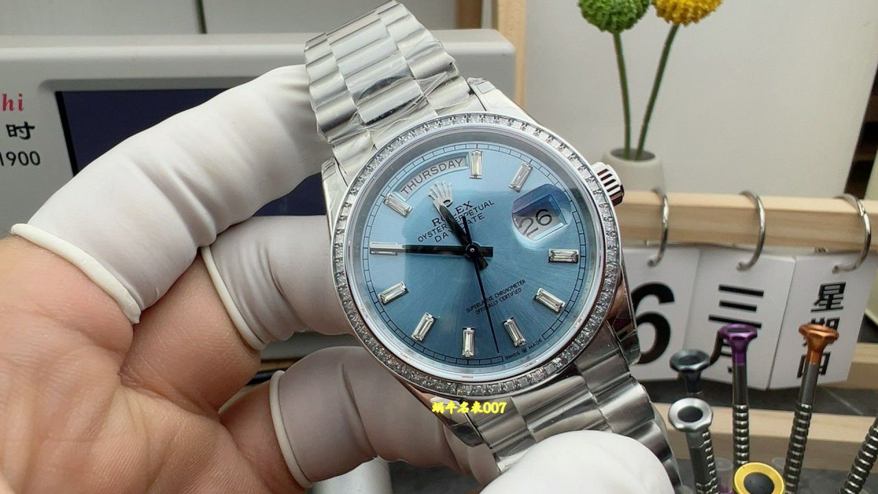 GS配重36DD劳力士星期日历型顶级复刻手表m128396tbr-0003腕表 /  