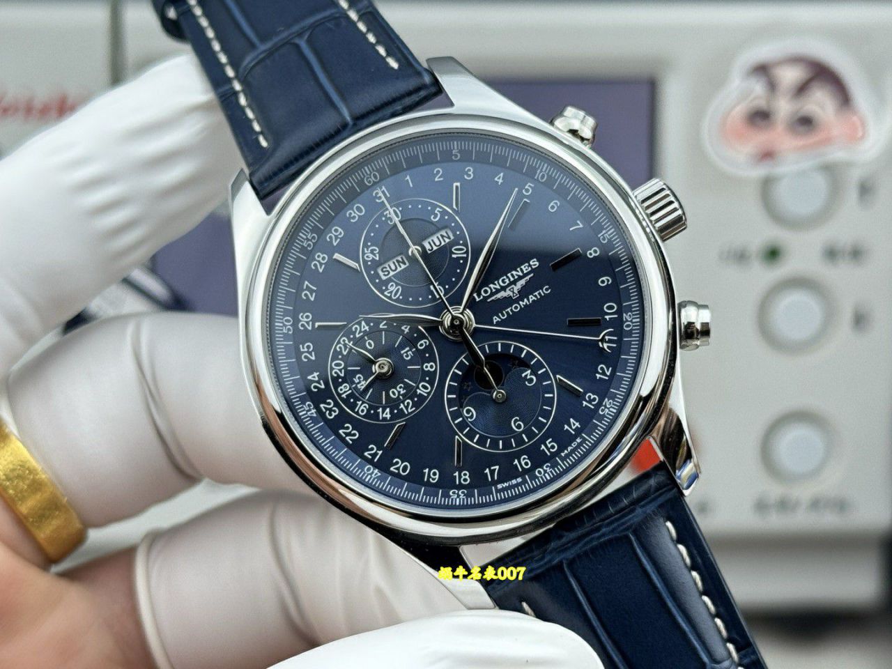 GS浪琴名匠计时八针复刻手表L2.773.4.92.0腕表 /  