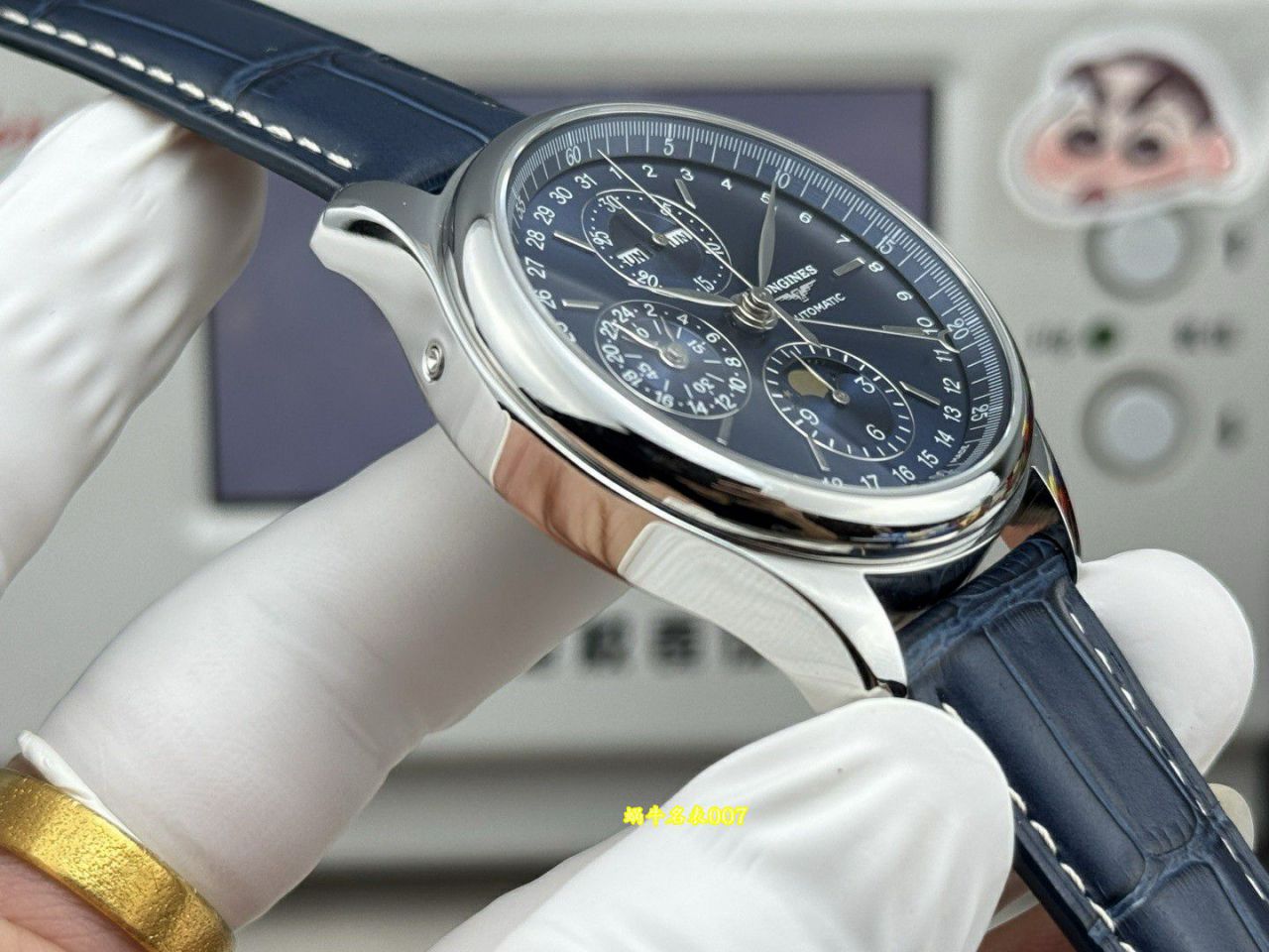GS浪琴名匠计时八针复刻手表L2.773.4.92.0腕表 /  