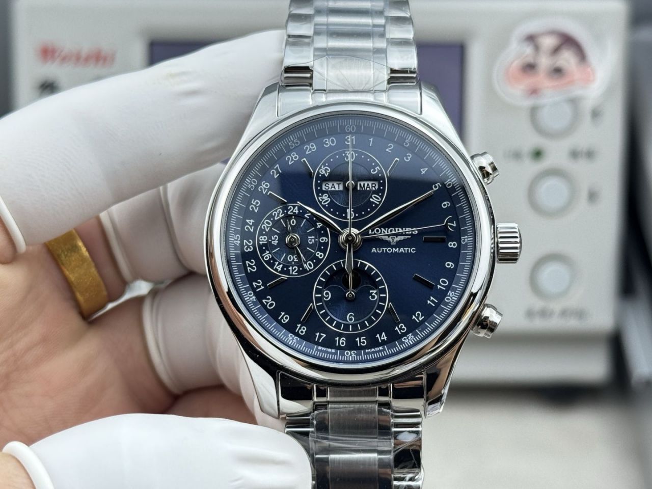 GS浪琴计时码表名匠顶级复刻手表L2.773.4.92.6腕表 /  