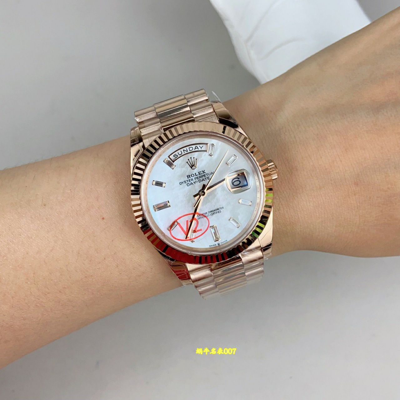 VS V2配重DD劳力士星期日历型复刻高仿m228238-0071，m228236-0026，m228235-0055腕表 /  