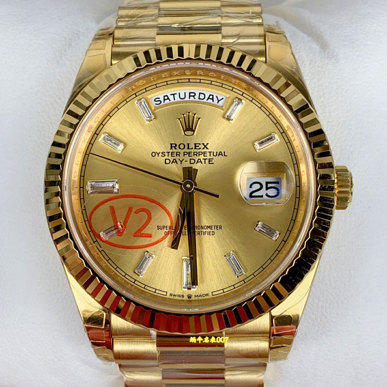 VS V2配重DD劳力士星期日历型复刻高仿m228238-0071，m228236-0026，m228235-0055腕表 /  