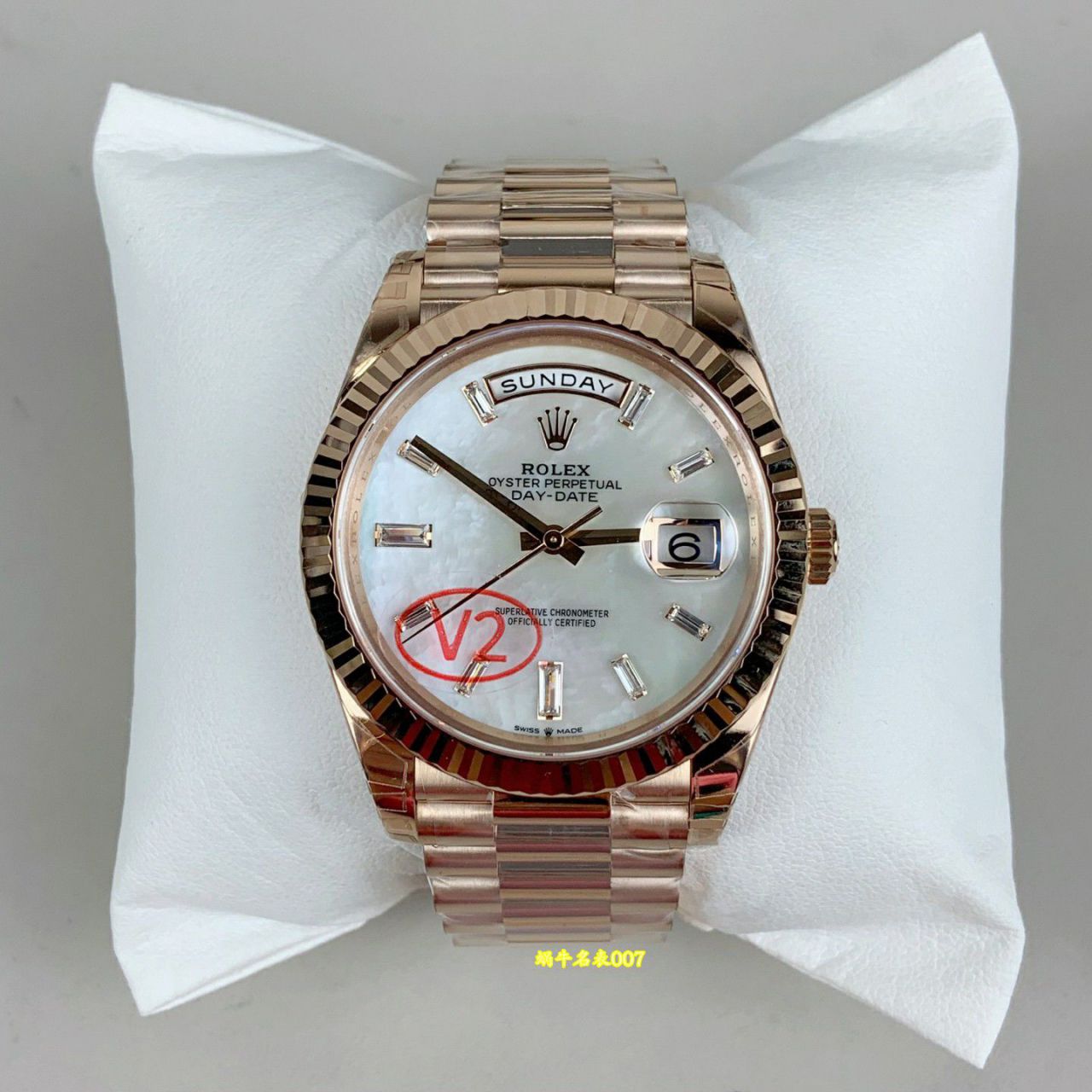 VS配重DD 182 克劳力士星期日历型顶级复刻手表m228235-0056腕表 /  