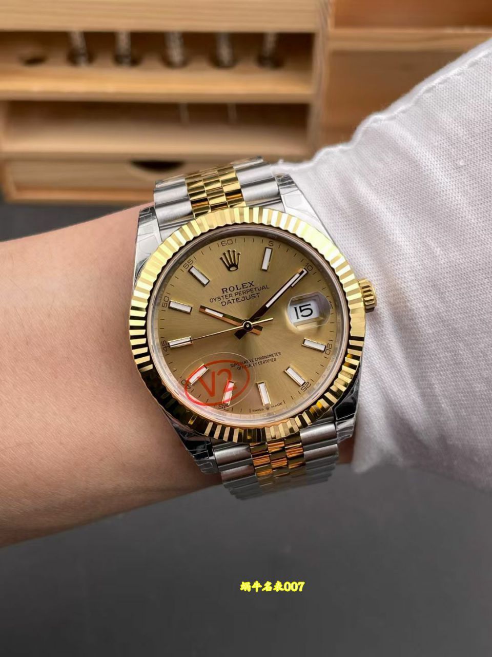 VS配重日志V2劳力士日志型复刻手表m126333-0010腕表 /   