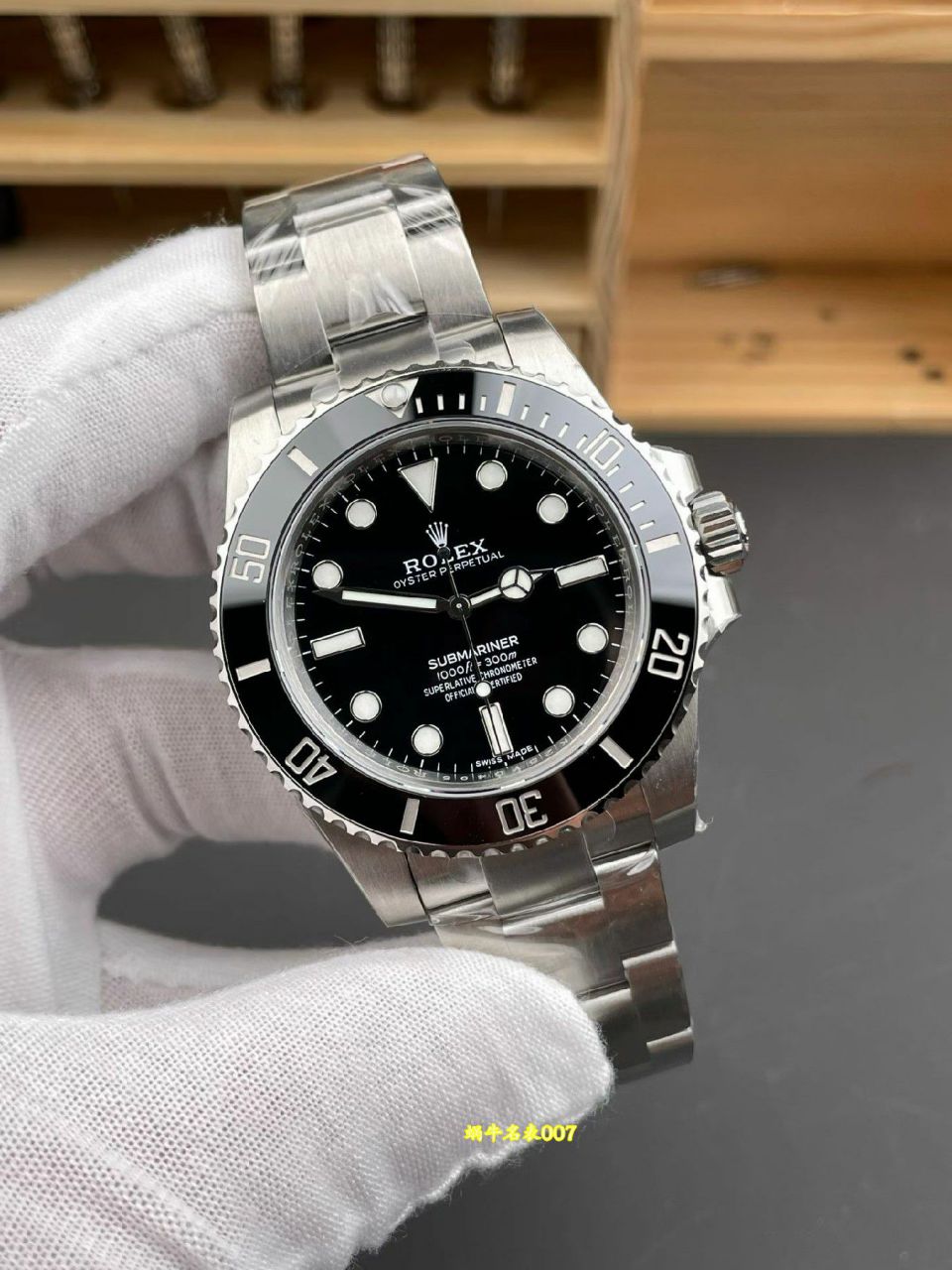 VS二代无历黑水鬼复刻手表劳力士潜航者型系列114060-0002 黑盘腕表 /  