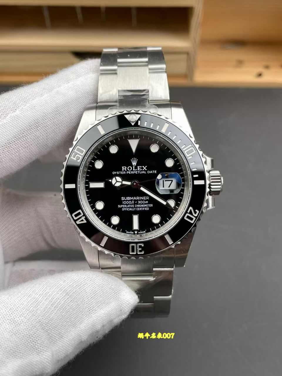 VS三代黑水鬼劳力士潜航者型顶级复刻手表m126610ln-0001腕表