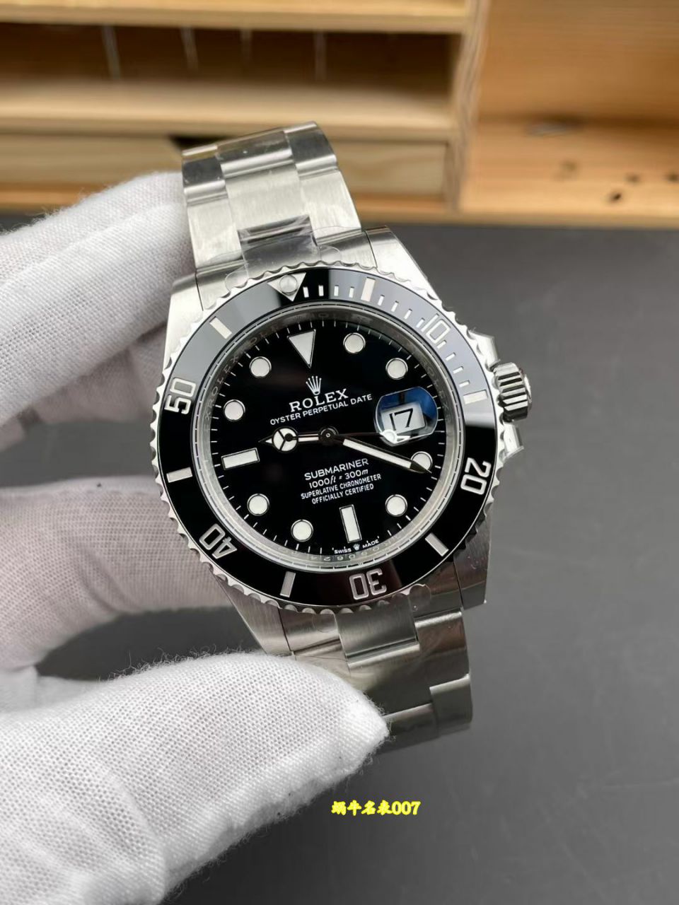 VS三代黑水鬼劳力士潜航者型顶级复刻手表m126610ln-0001腕表 /   