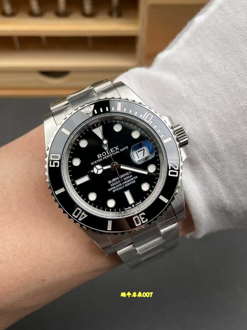 VS三代黑水鬼劳力士潜航者型顶级复刻手表m126610ln-0001腕表 /   