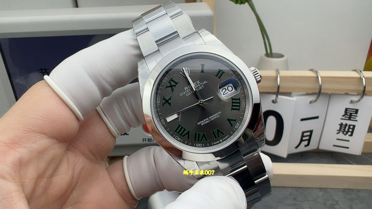 VS光圈绿萝复刻手表劳力士日志型系列m126300-0014腕表 /   