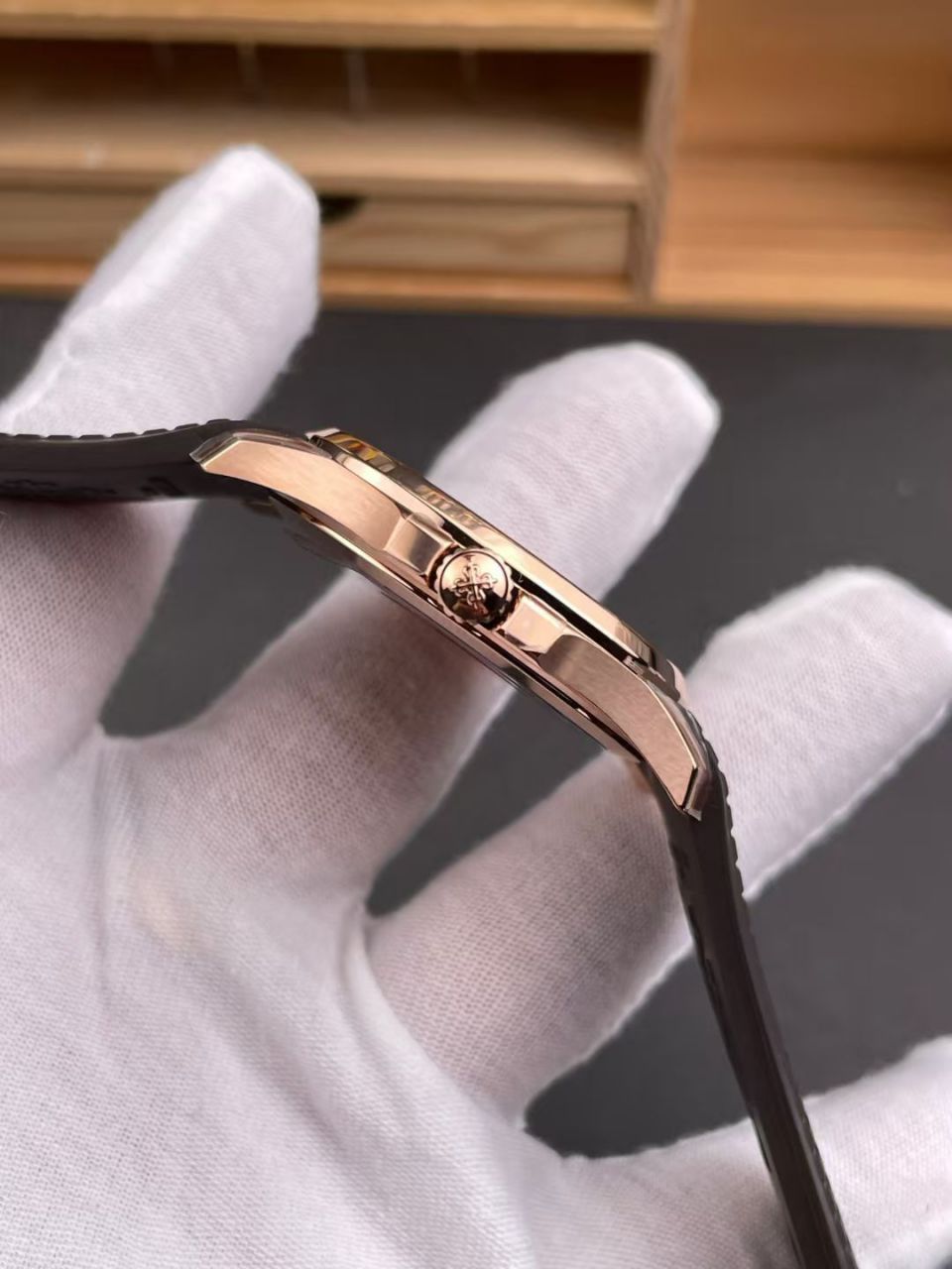 DDF配重手雷百达翡丽AQUANAUT复刻手表5167R-001腕表 /   