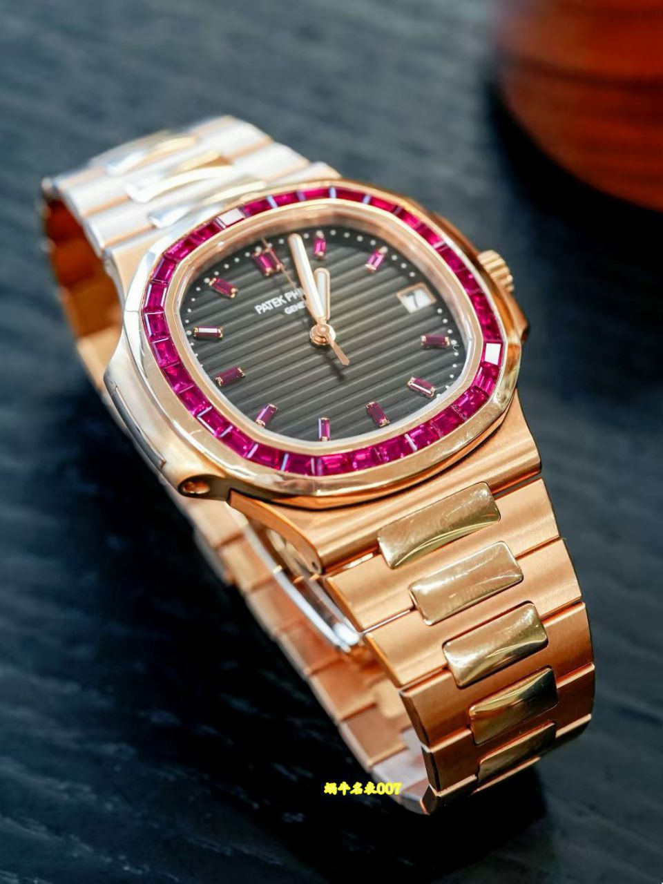  高端定制包金真钻百达翡丽运动复刻手表5723/112R-001腕表 /  