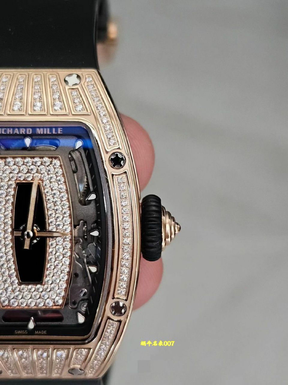 高端定制包金Richard Mille 理查米尔女士超A复刻手表RM07-01 NTPT腕表 