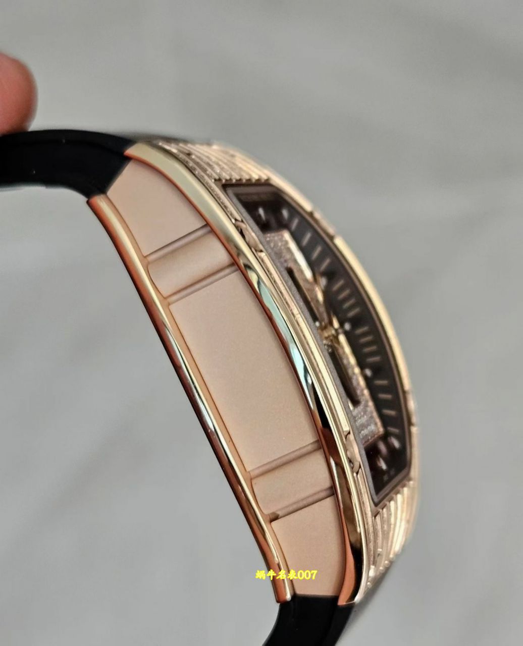 高端定制包金Richard Mille 理查米尔女士超A复刻手表RM07-01 NTPT腕表 