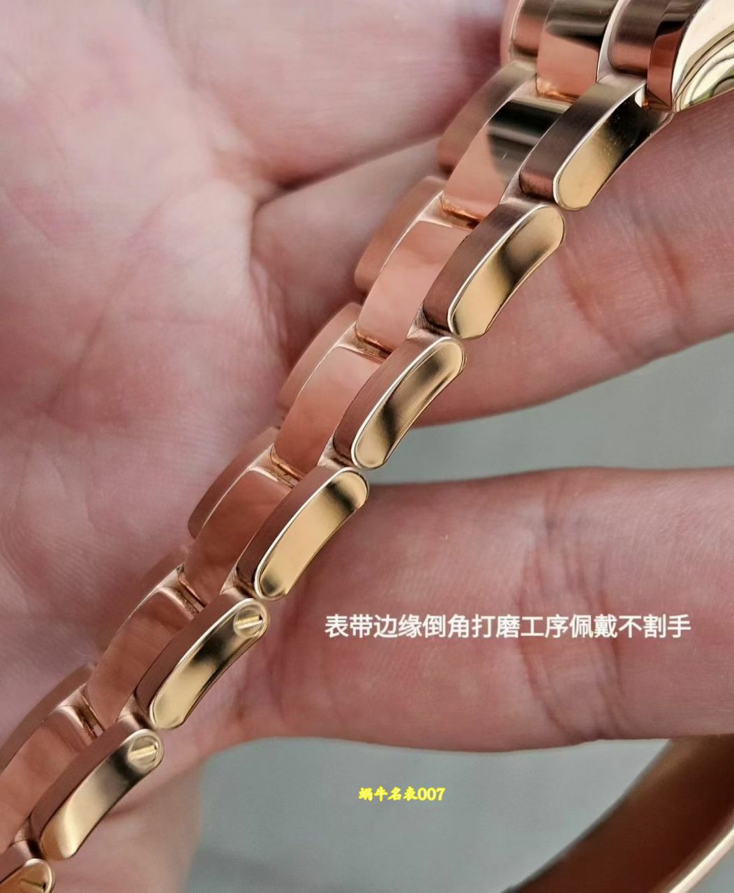 私人订制18k玫瑰金包金版劳力士宇宙计型迪通拿复刻手表m126505-0002腕表 