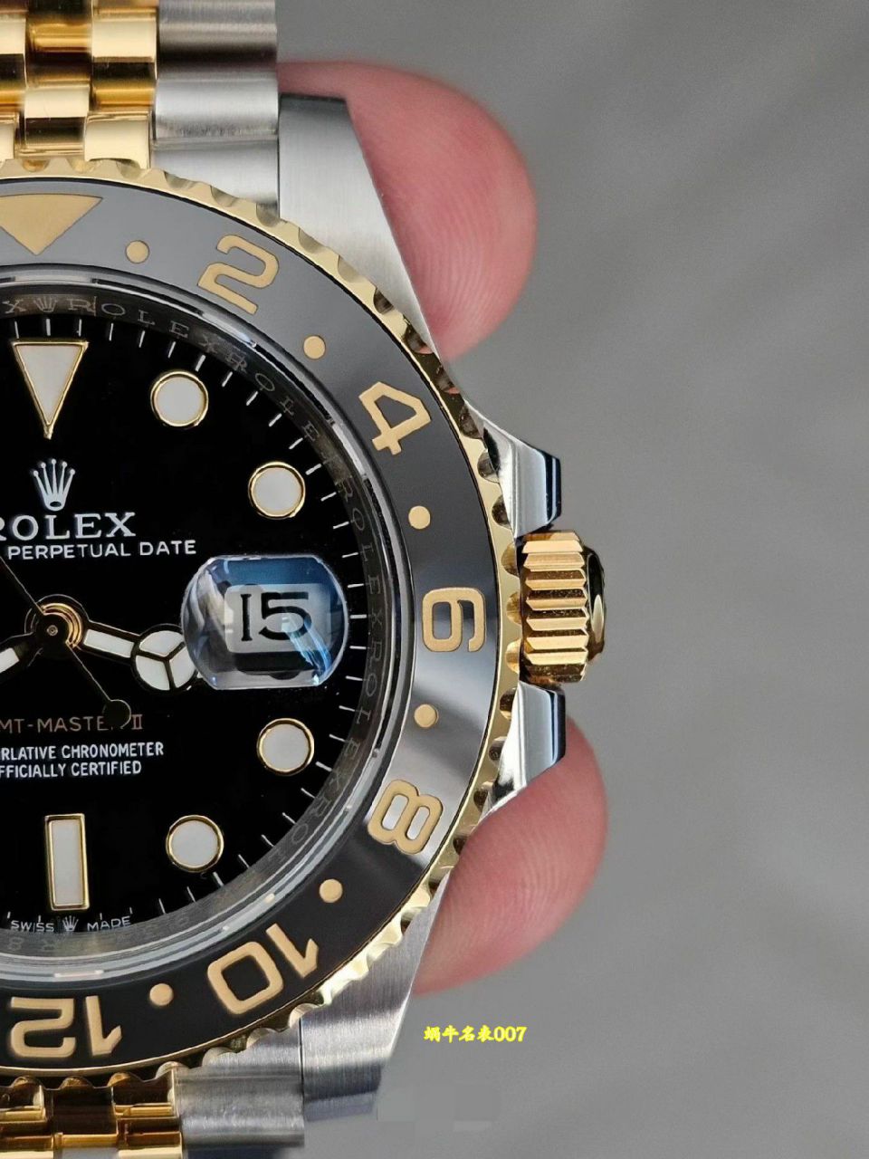 包金定制劳力士格林尼治型II顶级复刻手表m126713grnr-0001腕表 