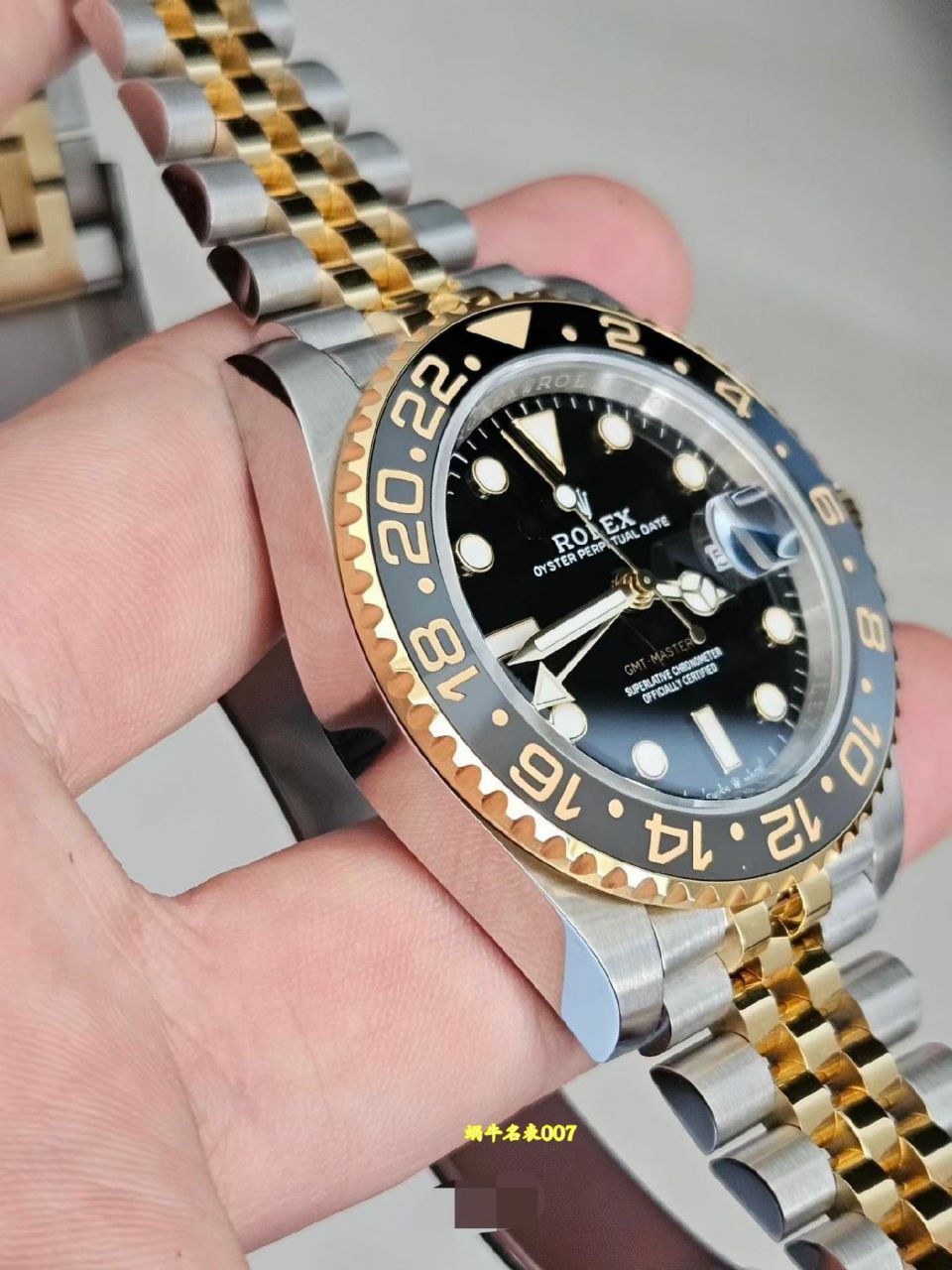 包金定制劳力士格林尼治型II顶级复刻手表m126713grnr-0001腕表 