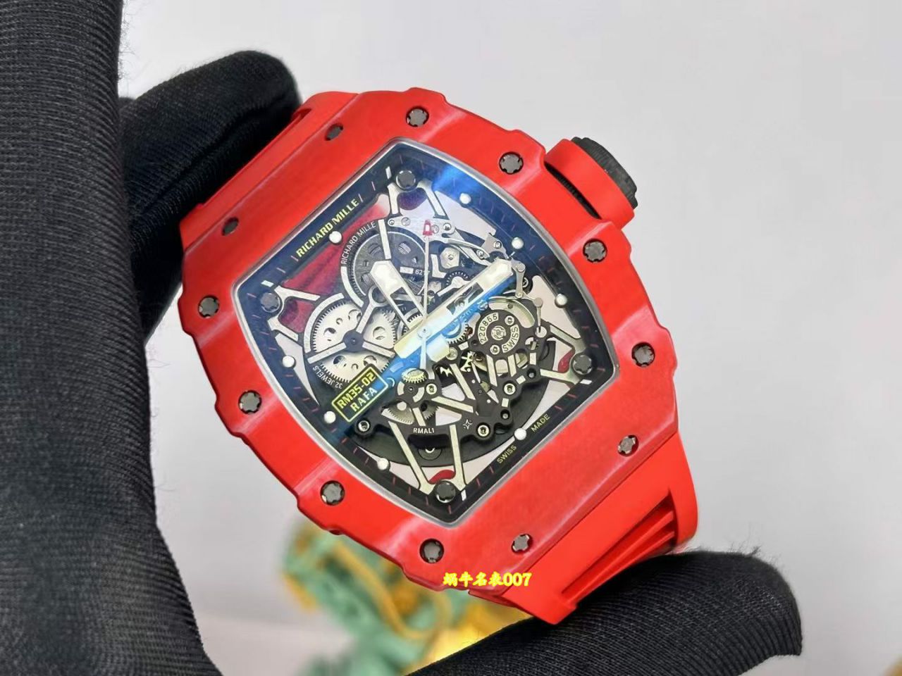高端定制Richard Mille理查德红魔RM35-02复刻手表 