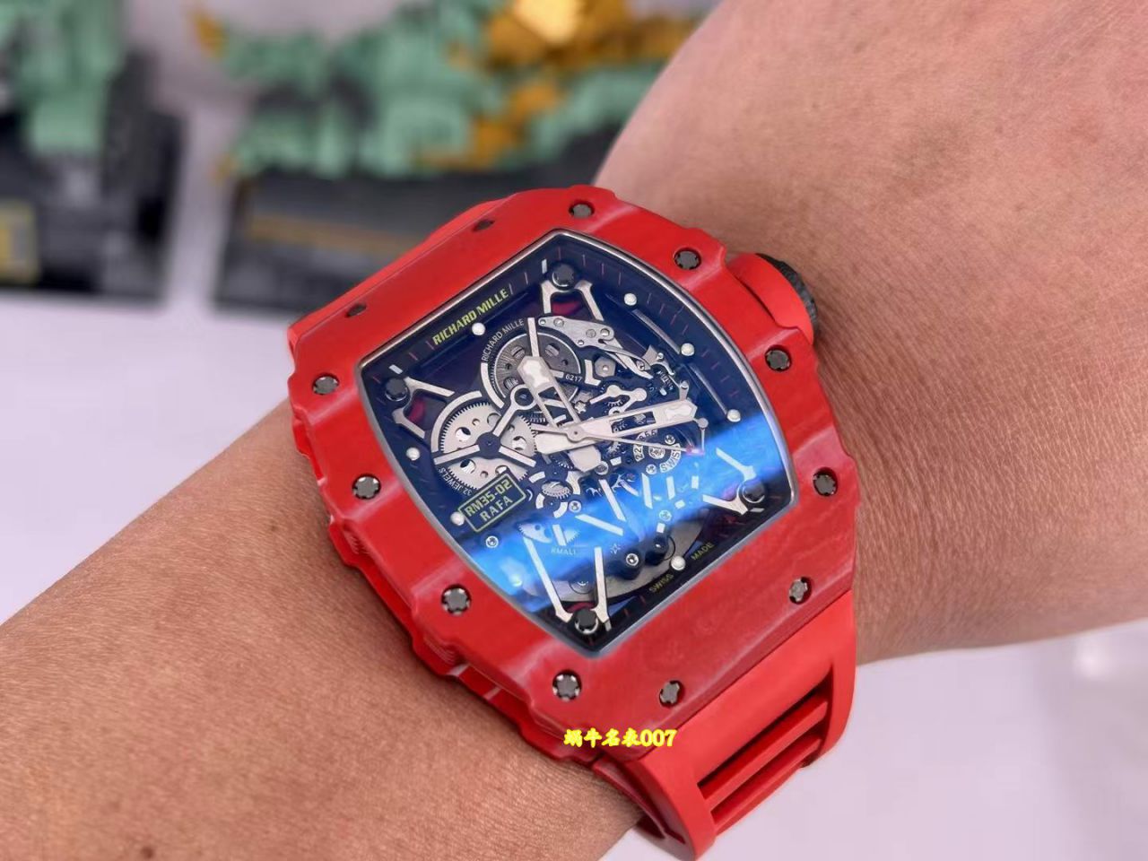 高端定制Richard Mille理查德红魔RM35-02复刻手表 