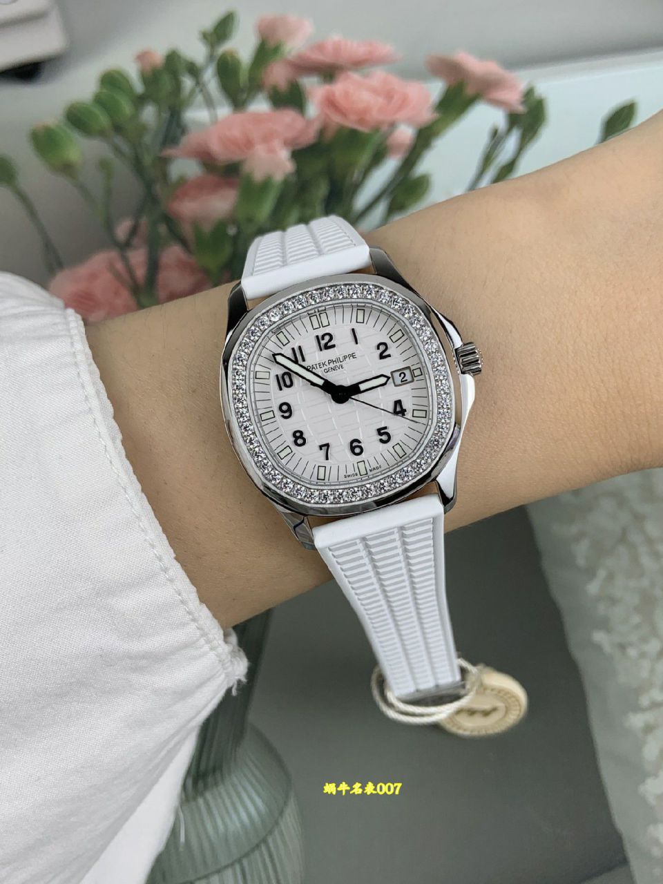 PPF女装百达翡丽AQUANAUT复刻手表女石英5067A-024腕表 