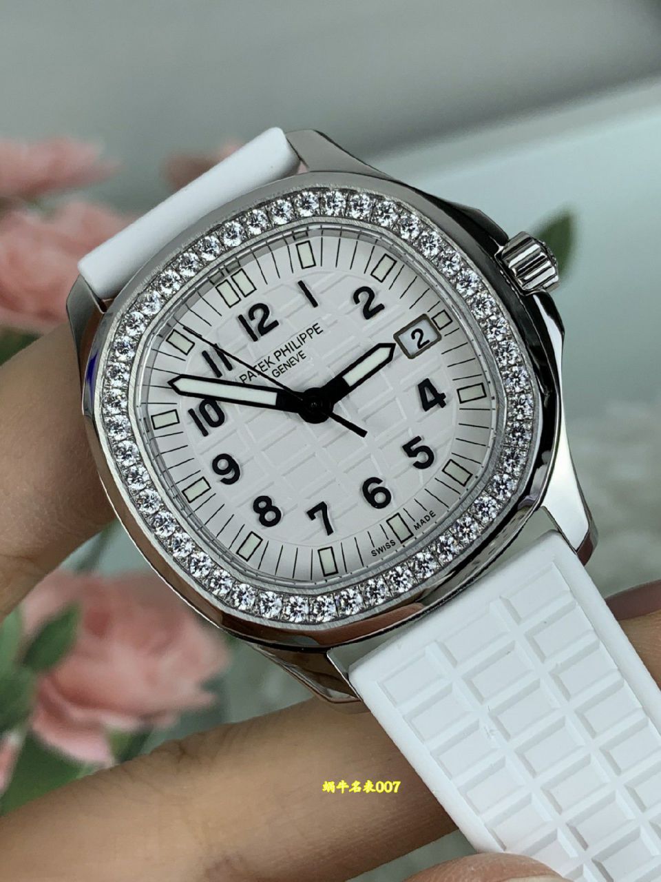 PPF女装百达翡丽AQUANAUT复刻手表女石英5067A-024腕表 