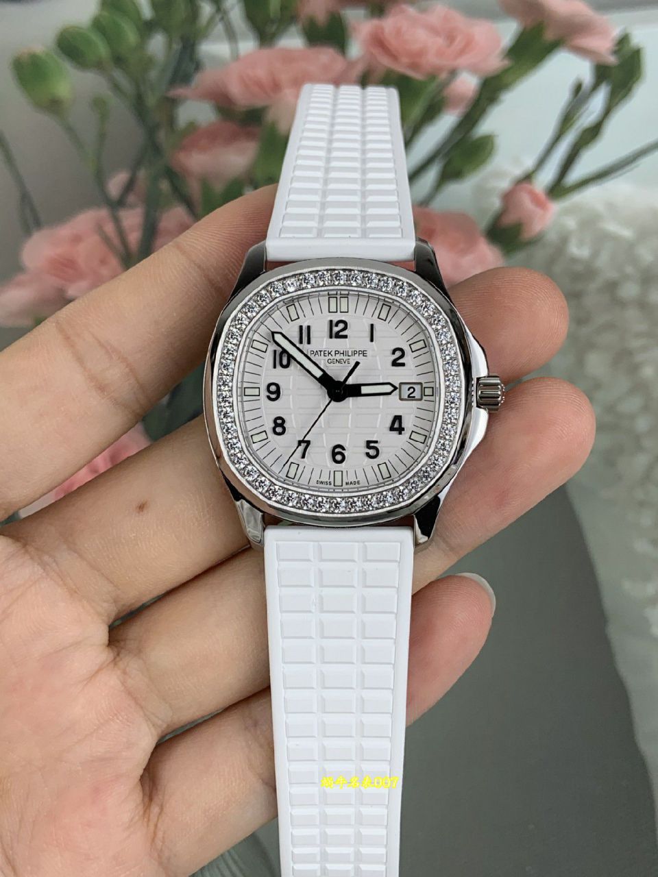 PPF女装百达翡丽AQUANAUT复刻手表女石英5067A-024腕表 