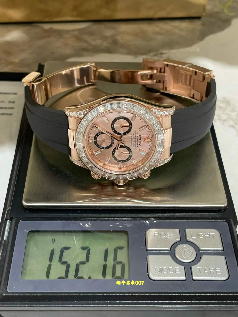 高端定制真钻包金劳力士宇宙计型迪通拿广州复刻手表m126535tbr-0002腕表 