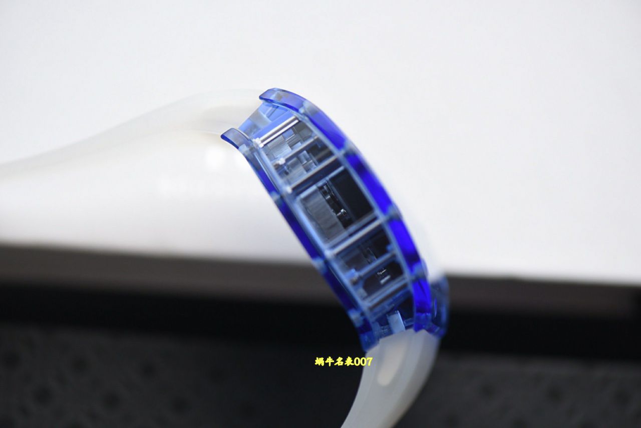 RM蓝宝石水晶表壳顶级复刻理查德米勒RM12-01陀飞轮腕表 