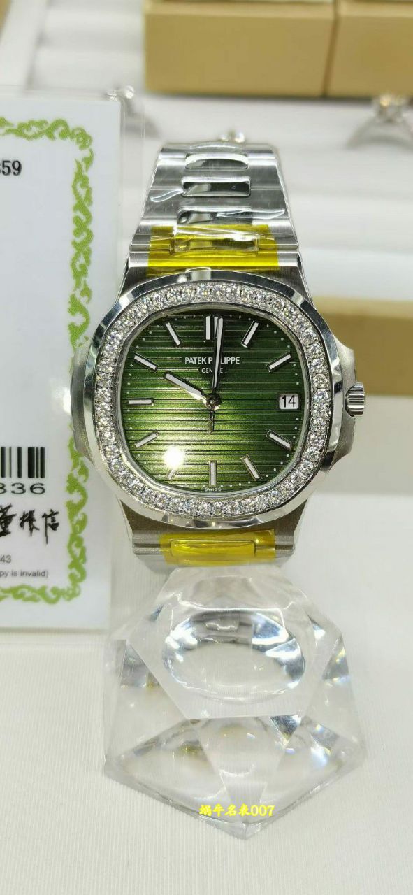 高端定制真钻包真金后加工百达翡丽运动优雅系列5711/1A-014腕表 