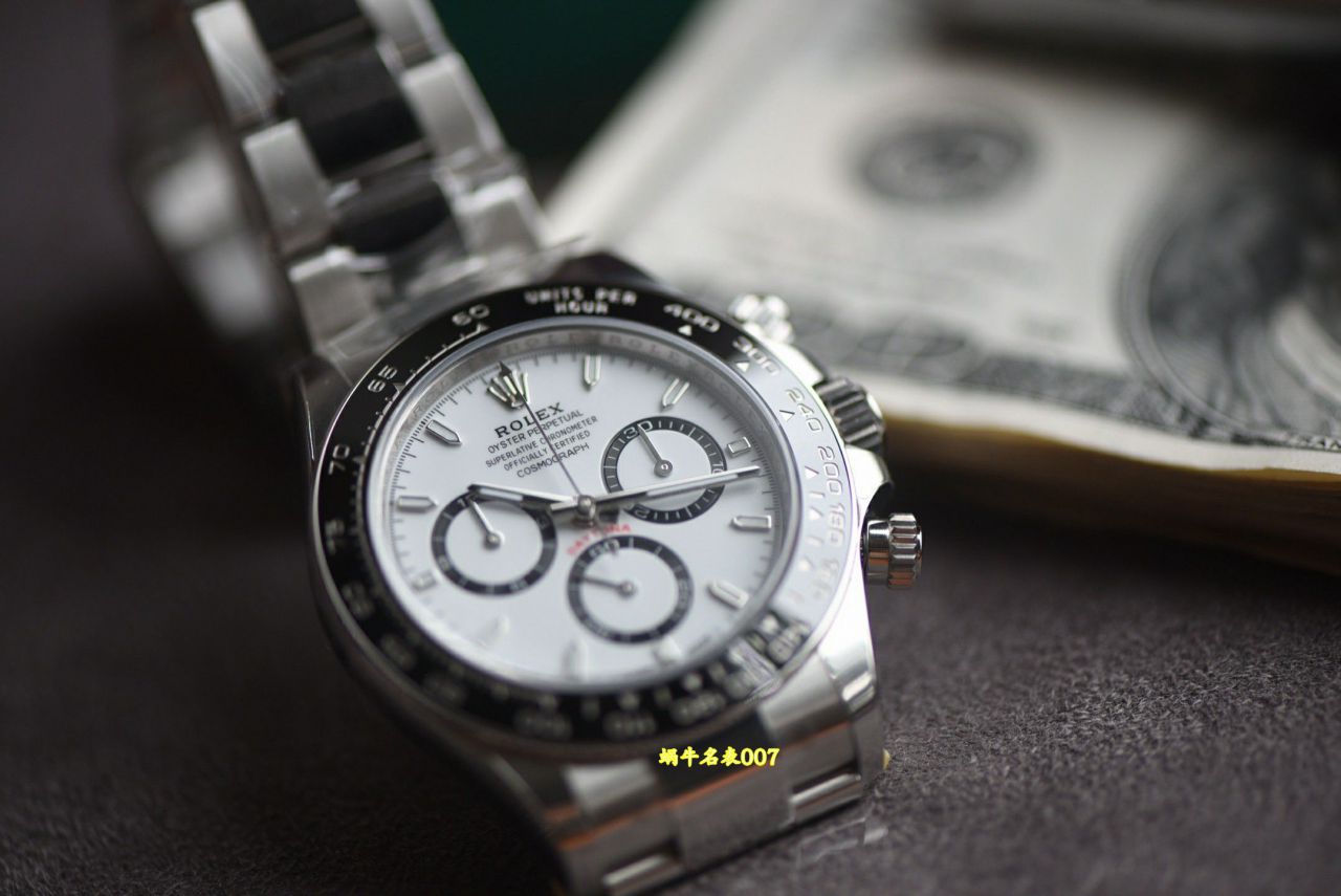 VS劳力士宇宙计型迪通拿熊猫迪复刻手表网站m126500LN-0001腕表 /  