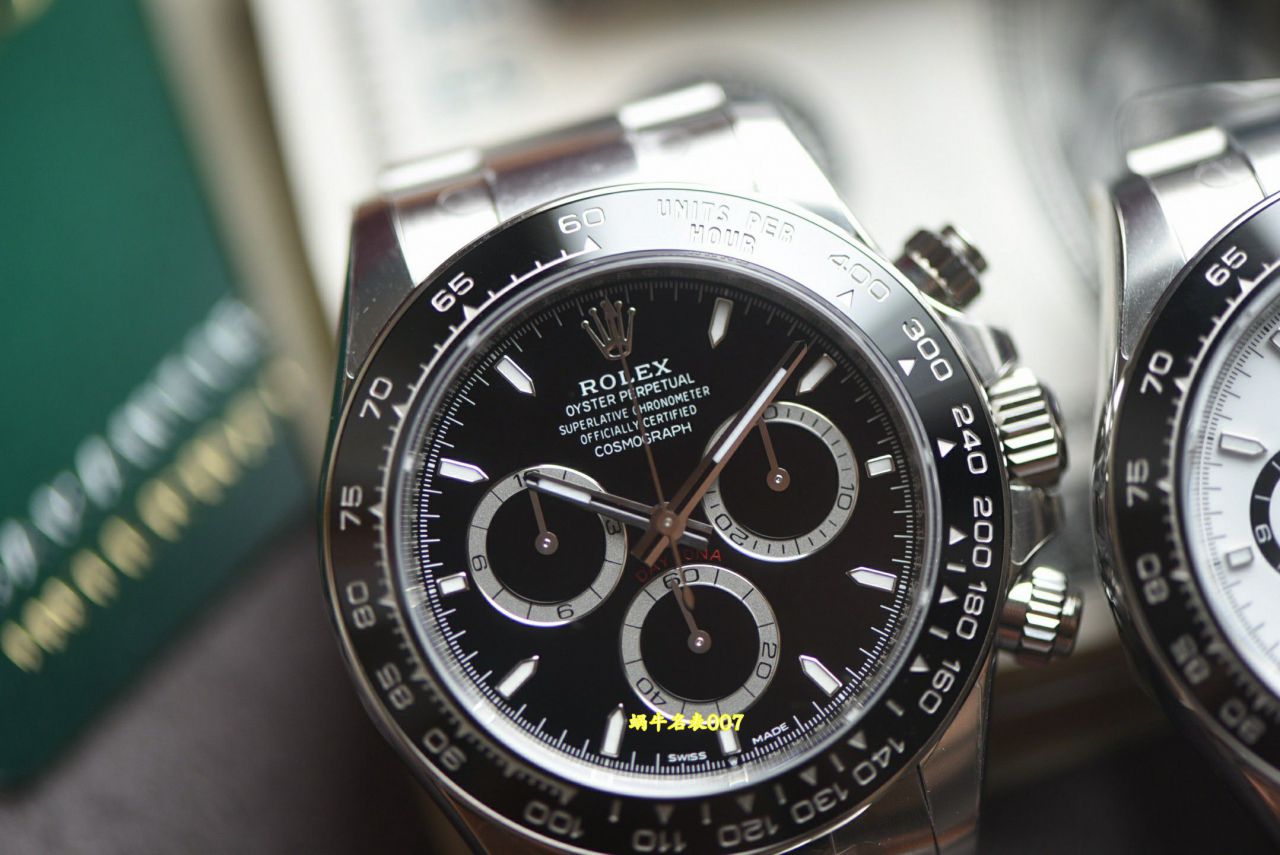 VS劳力士宇宙计型迪通拿熊猫迪复刻手表网站m126500LN-0001腕表 /  