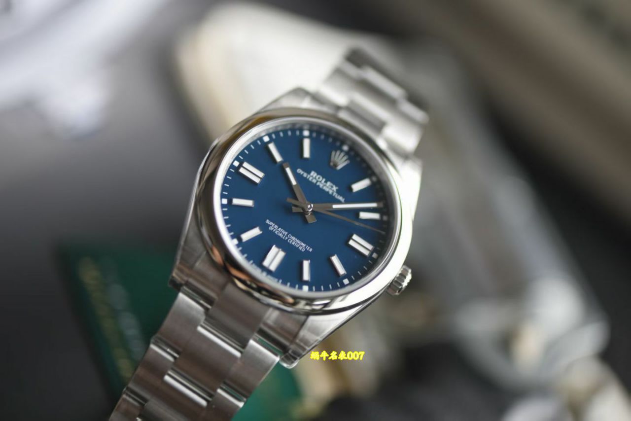 VS搪瓷蓝41MM劳力士蚝式恒动顶级复刻手表m134300-0009腕表 /  