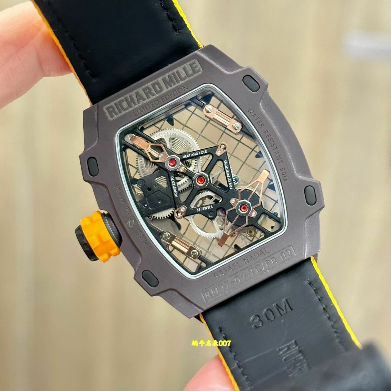 高端定制Richard Mille理查德米勒顶级复刻手表RM 27-04腕表 /  