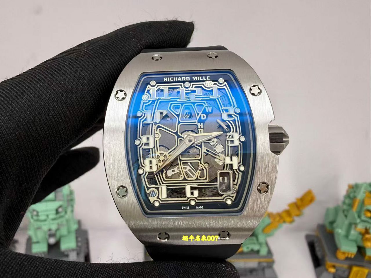 完美品质高端定制理Richard Mille理查德米勒RM 67-01Ti顶级复刻腕表 /  