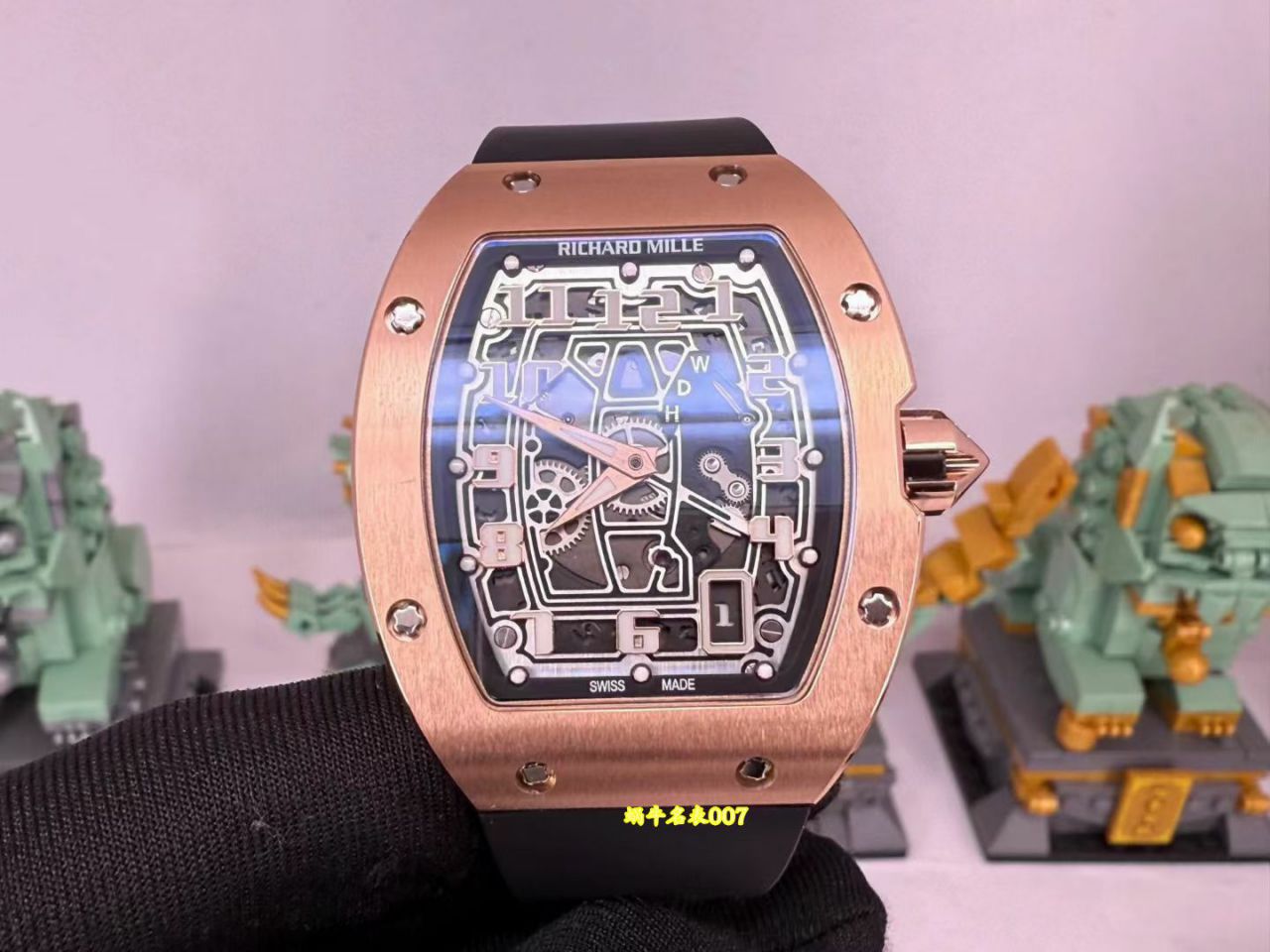 完美品质高端定制理Richard Mille理查德米勒RM 67-01Ti顶级复刻腕表 /  