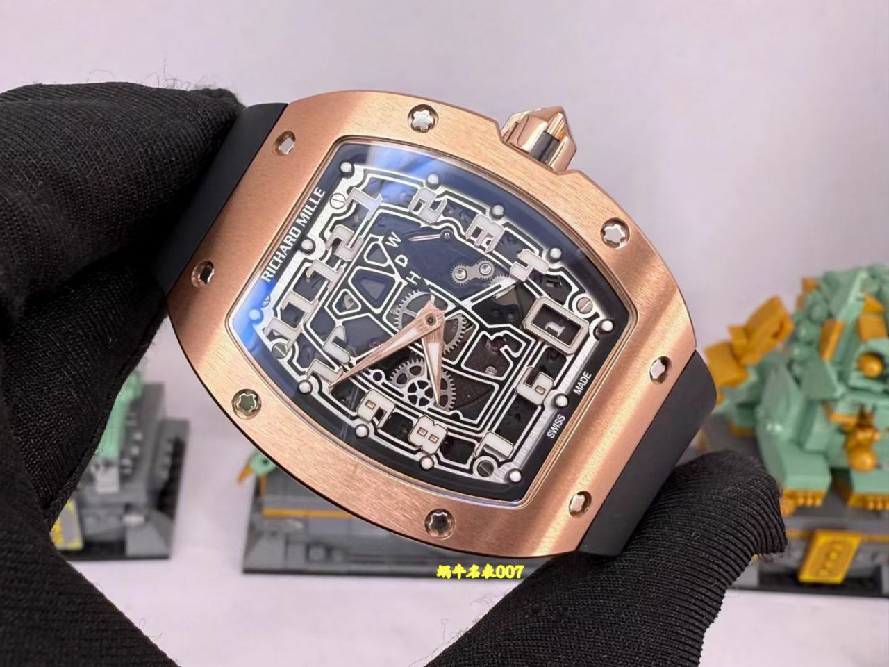 完美品质高端定制理Richard Mille理查德米勒RM 67-01Ti顶级复刻腕表 /  