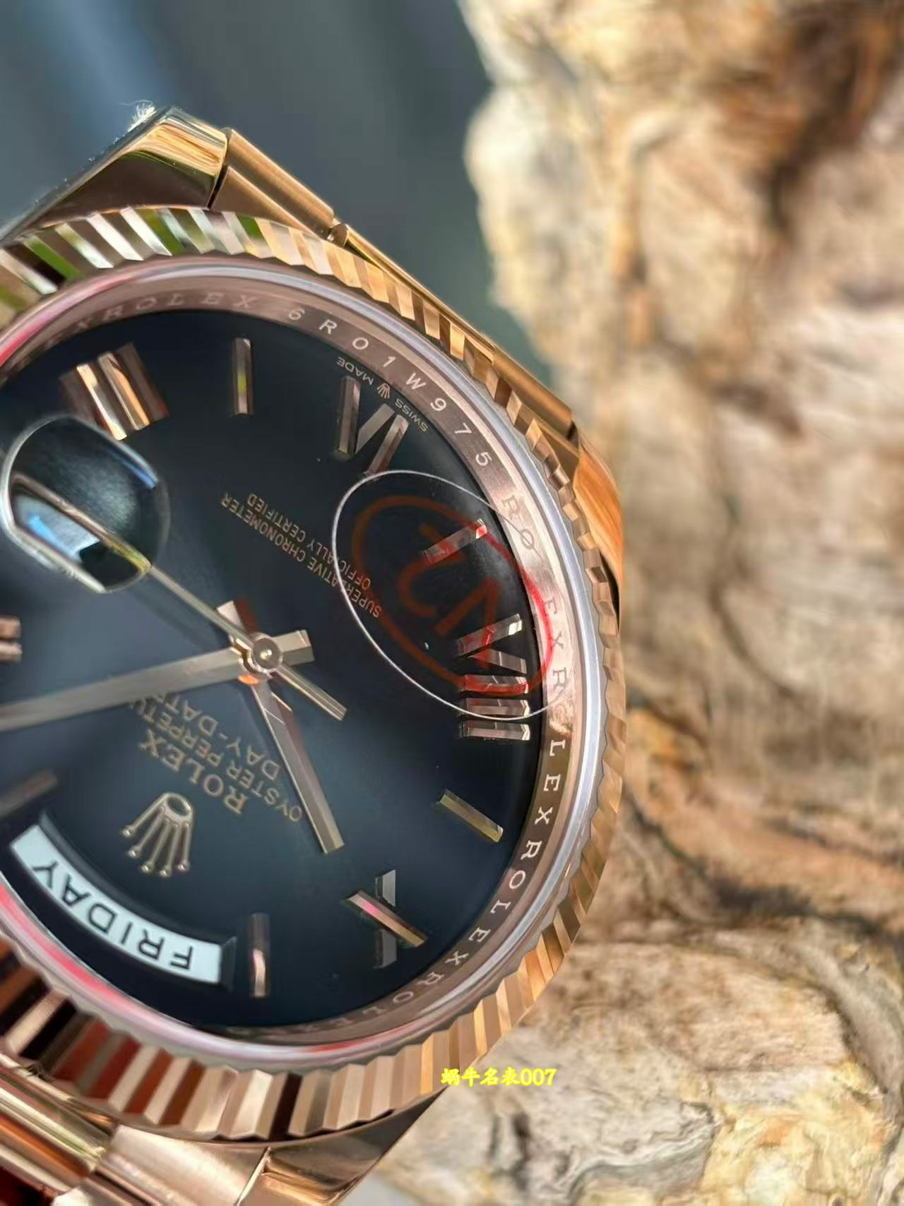 VS劳力士V2配重劳力士星期日历型一比一复刻劳力士m228235-0055腕表 /  