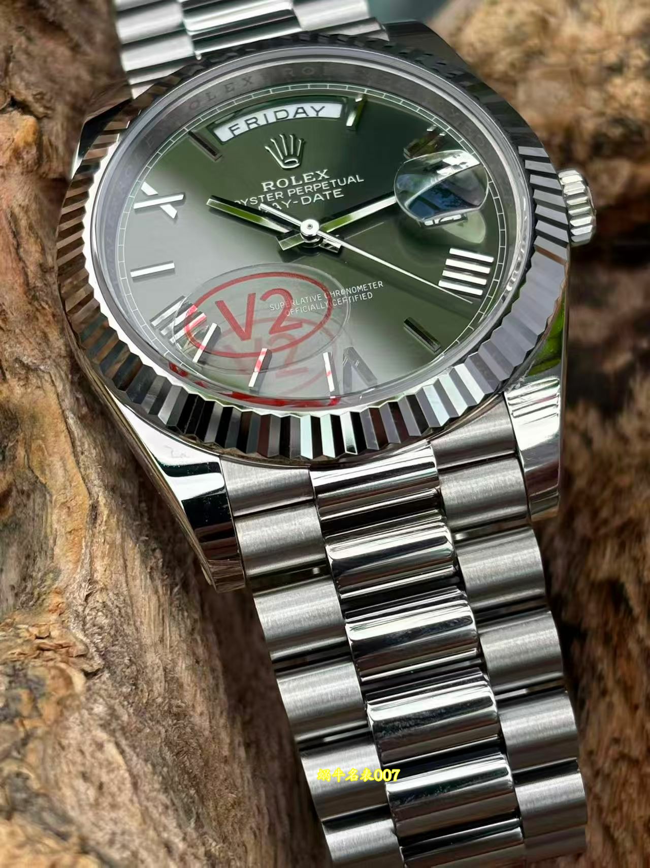 VS劳力士DD V2配重劳力士星期日历型广州手表1:1顶级复刻m228236-0008腕表 /  
