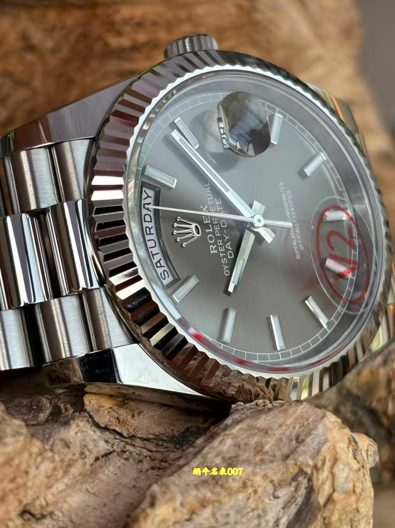 VS劳力士DD V2配重劳力士星期日历型一比一复刻劳力士手表m228239-0060腕表 /  