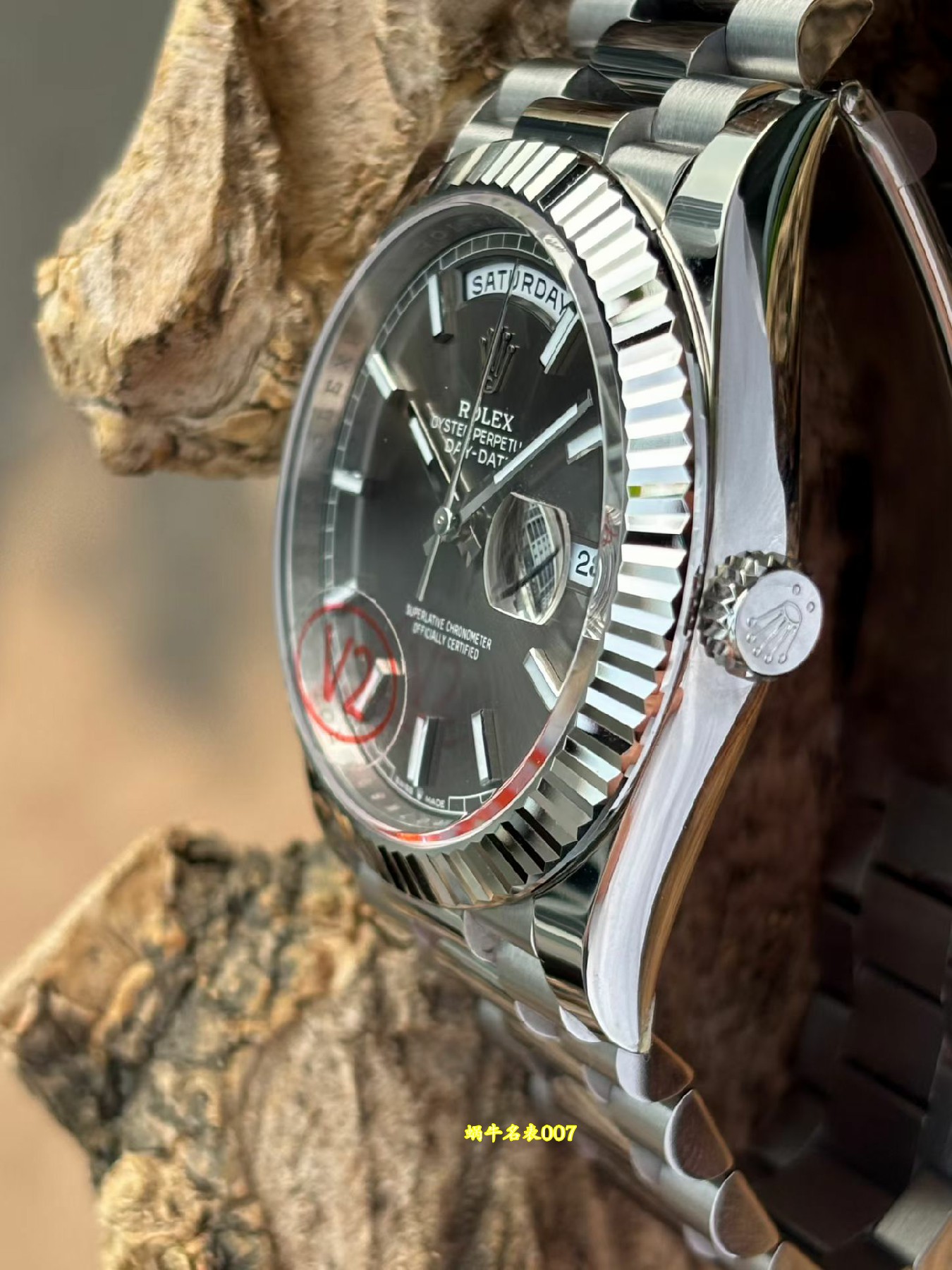 VS劳力士DD V2配重劳力士星期日历型一比一复刻劳力士手表m228239-0060腕表 /  