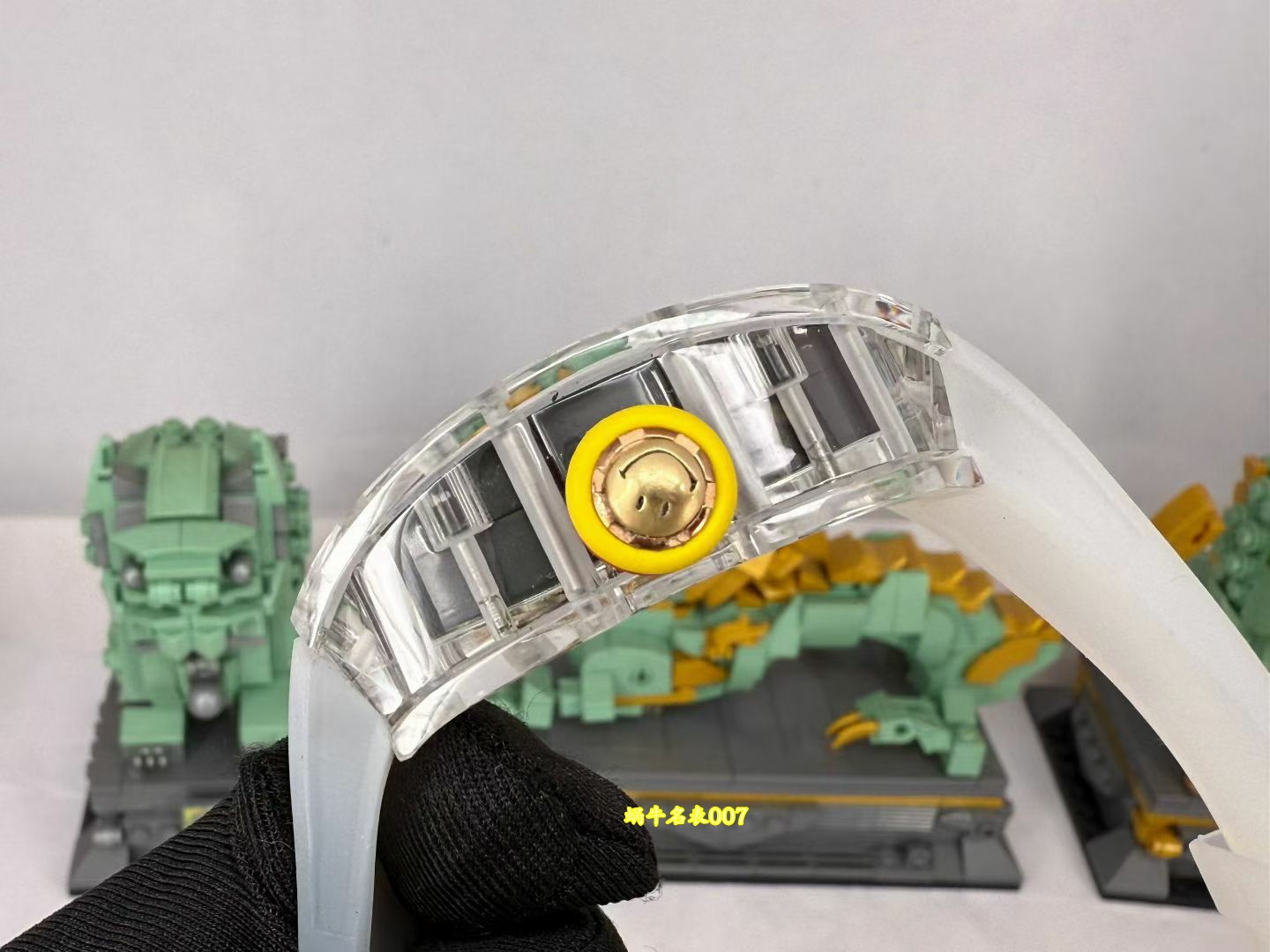 高端私人订制Richard Mille笑脸RM 88 rm88陶瓷/蓝宝石水晶壳套独家复刻克隆手表 /  