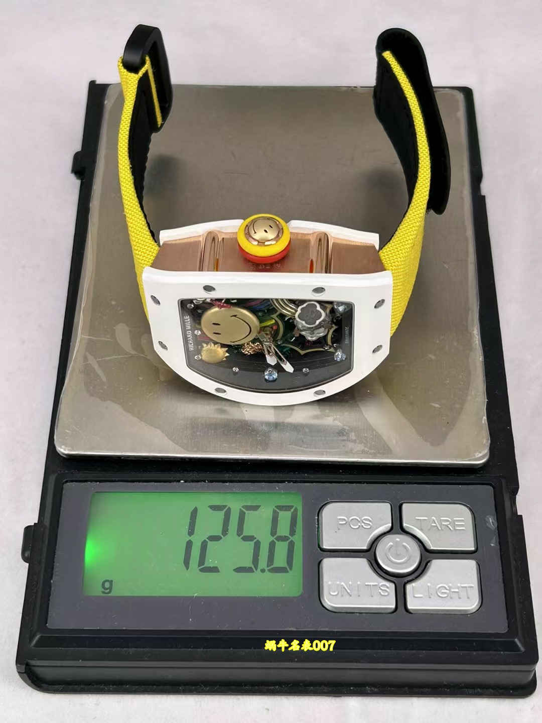 高端私人订制Richard Mille笑脸RM 88 rm88陶瓷/蓝宝石水晶壳套独家复刻克隆手表 /  